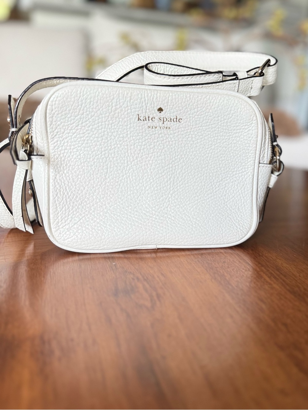 Kate Spade White Leather Bag